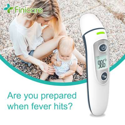 Instant reading digital thermometer for children with LCD hot selling item IR-100 forehead and ear infrared thermometer